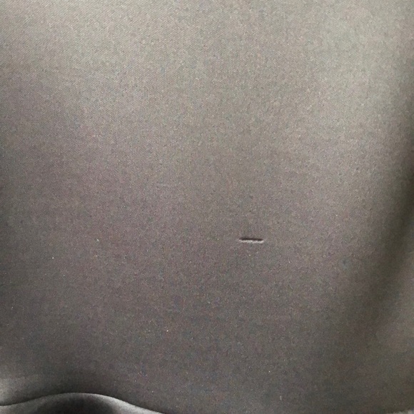 LAST ONE!! PRICE FIRM BLACK Hi low ruffle top - Picture 5 of 5